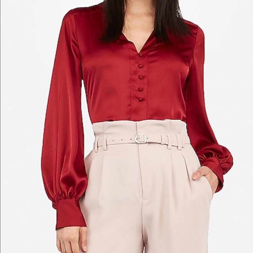 Express Medium Satin Blouse